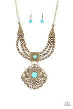 Load image into Gallery viewer, Santa Fe Solstice Brass Necklace