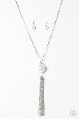 Be A Boss White Necklace