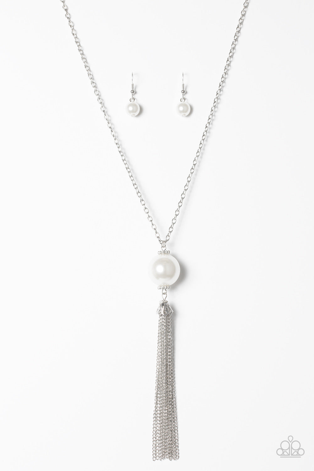 Be A Boss White Necklace