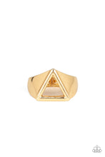 Load image into Gallery viewer, Trident Gold Mens Ring