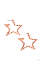 Load image into Gallery viewer, All Star Attitude Copper Earrings