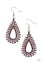 Load image into Gallery viewer, The Works Purple Earrings