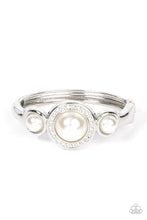 Load image into Gallery viewer, Debutante Daydream White Hinged Bracelet