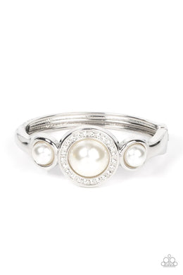 Debutante Daydream White Hinged Bracelet