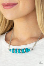 Load image into Gallery viewer, On Mountain Time Blue Necklace