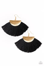 Load image into Gallery viewer, Fox Trap Gold Tassel Earrings