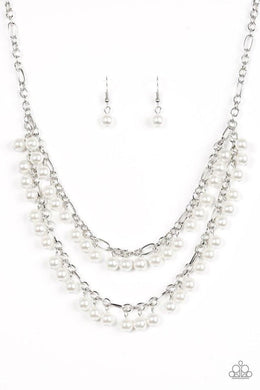 Beauty Shop Fashion White Necklace