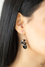 Load image into Gallery viewer, Whimsically Musical Black Earrings