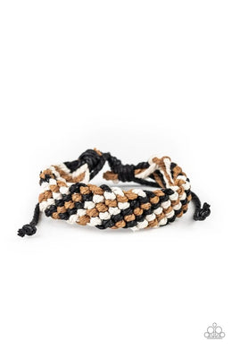 Weave No Trace Black Urban Bracelet