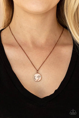 Hold On To Hope Copper Necklace