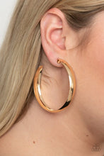 Load image into Gallery viewer, Bevel In It Gold Earrings