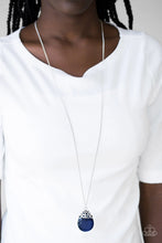 Load image into Gallery viewer, Nightcap and Gown Blue Necklace