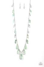 Load image into Gallery viewer, Glow and Steady Wins the Race Green Necklace