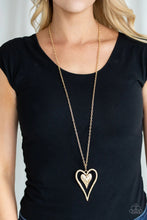 Load image into Gallery viewer, Hardened Hearts Gold Necklace
