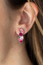 Load image into Gallery viewer, Cosmic Celebration Pink Clip On Earrings