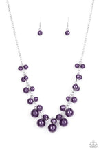 Load image into Gallery viewer, Tearoom Gossip Purple Necklace