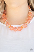 Load image into Gallery viewer, Bubbly Beauty Orange Necklace