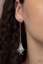 Load image into Gallery viewer, Keep Them In Suspense Copper Acrylic Earrings