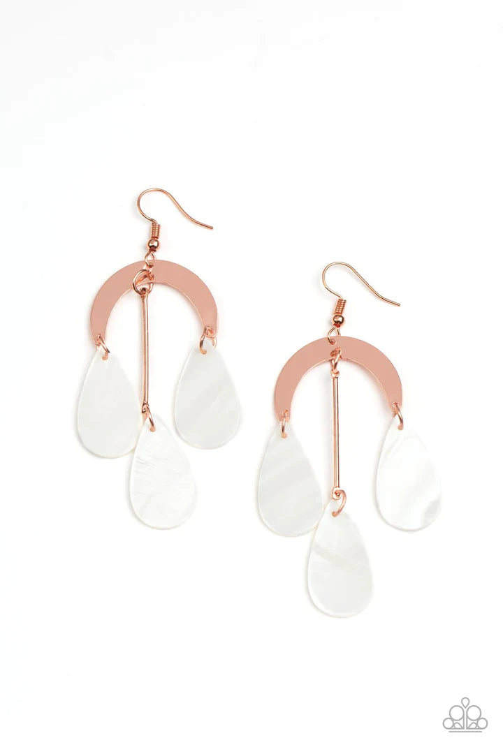 Atlantis Ambience Copper Earrings