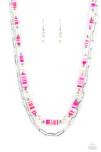 Load image into Gallery viewer, Tidal Trendsetter Pink Necklace