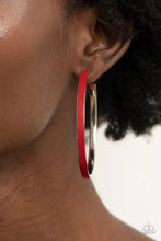 Load image into Gallery viewer, Fearless Flavor Red Earrings