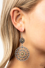 Load image into Gallery viewer, Beaded Brilliance Yellow Earrings