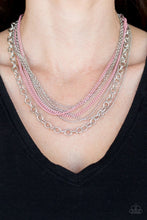 Load image into Gallery viewer, Intensely Industrial Pink Necklace