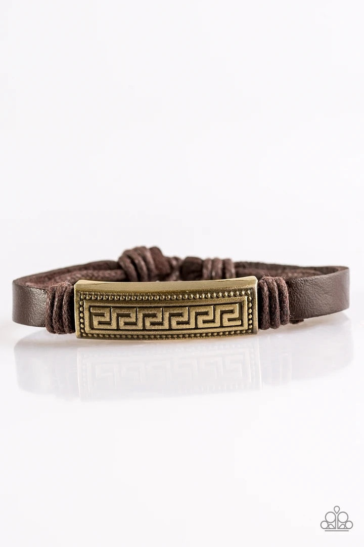 Ruins Raider Brass Urban Bracelet