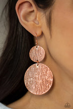 Load image into Gallery viewer, Status Cymbal Copper Earrings