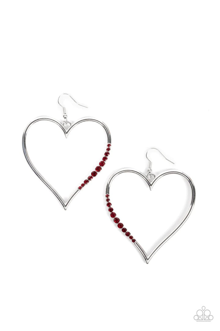 Bewitched Kiss Red Earrings