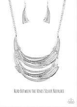 Load image into Gallery viewer, Read Between the Vines Silver Necklace