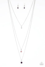 Load image into Gallery viewer, Crystal Chic Purple Necklace