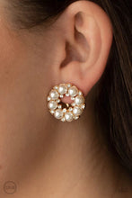 Load image into Gallery viewer, Round About Ritz Gold Clip On Earrings