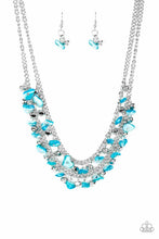 Load image into Gallery viewer, Pebble Pioneer Blue Necklace