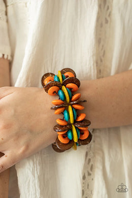 Caribbean Canopy Multi Wood Bracelet