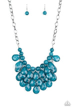 Load image into Gallery viewer, Sorry to Burst Your Bubble Blue Necklace