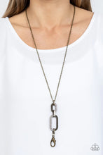 Load image into Gallery viewer, Oval Statement of the Year Brass Lanyard
