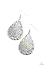 Load image into Gallery viewer, Icy Mosaic Green Earrings