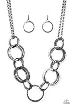 Load image into Gallery viewer, Jump into the Ring Black Necklace