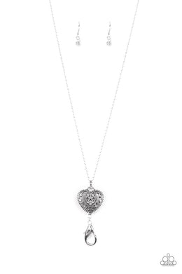 Charmingly Casanova White Lanyard