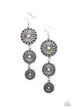 Load image into Gallery viewer, Festively Floral Yellow Earrings