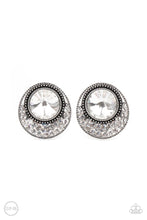 Load image into Gallery viewer, Off the Richer Scale White Clip On Earrings