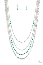 Load image into Gallery viewer, Flickering Lights Green Necklace