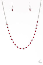 Load image into Gallery viewer, Party Like a Princess Red Necklace