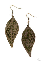 Load image into Gallery viewer, Leafy Luxury Green Earrings