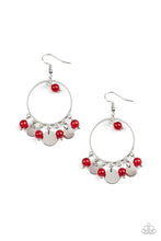Load image into Gallery viewer, Bubbly Buoyancy Red Earrings