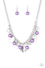 Load image into Gallery viewer, Seaside Sophistication Purple Necklace