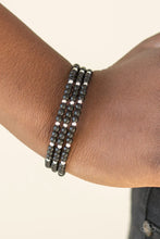 Load image into Gallery viewer, Stone Paradise Black Coil Bracelet