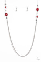 Load image into Gallery viewer, Time Square Treasure Red Necklace