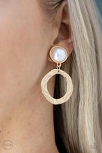 Load image into Gallery viewer, Vintage Veracity Gold Clip On Earrings